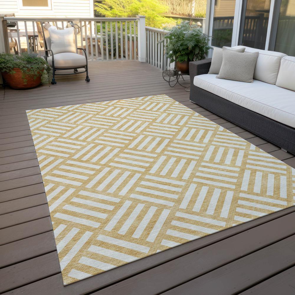 Chantille ACN620 Gold 2'6" x 3'10" Rug. Picture 9