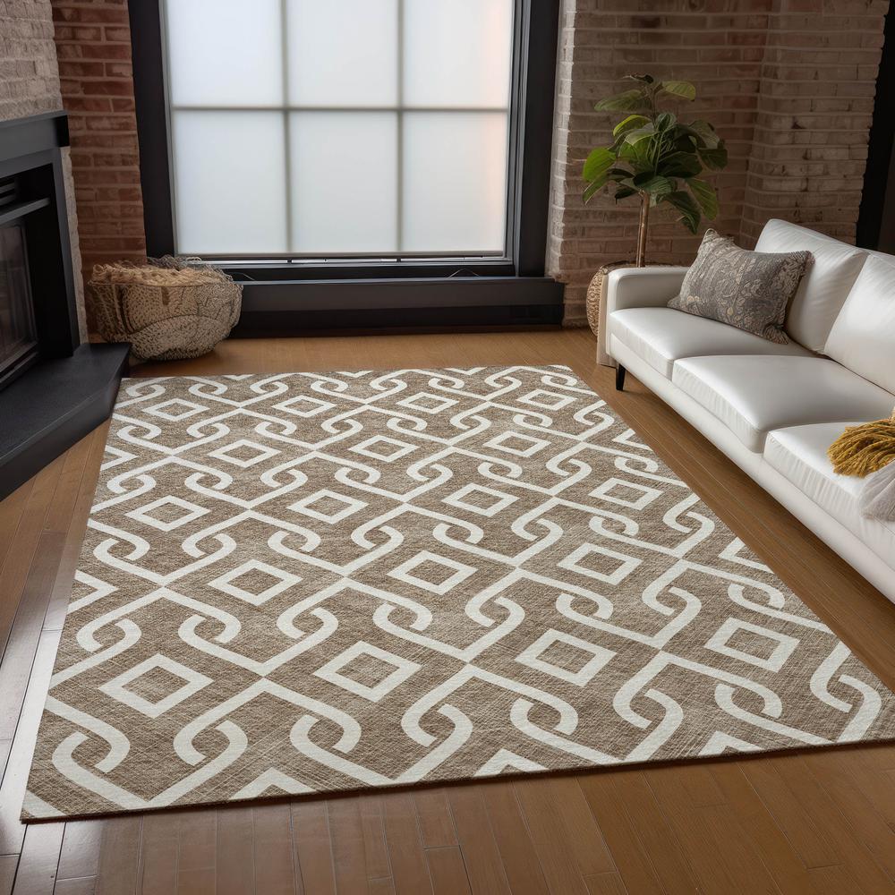 Chantille ACN621 Brown 3' x 5' Rug. Picture 7
