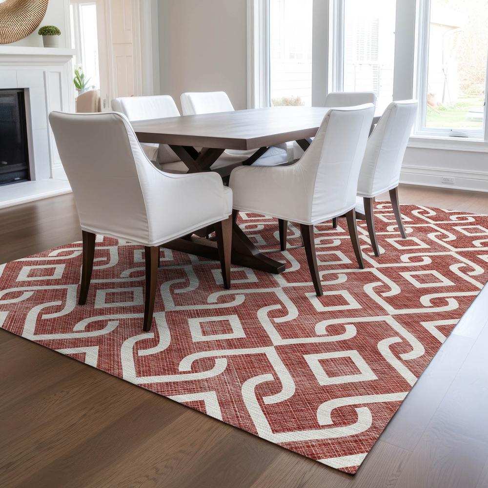 Chantille ACN621 Red 3' x 5' Rug. Picture 6