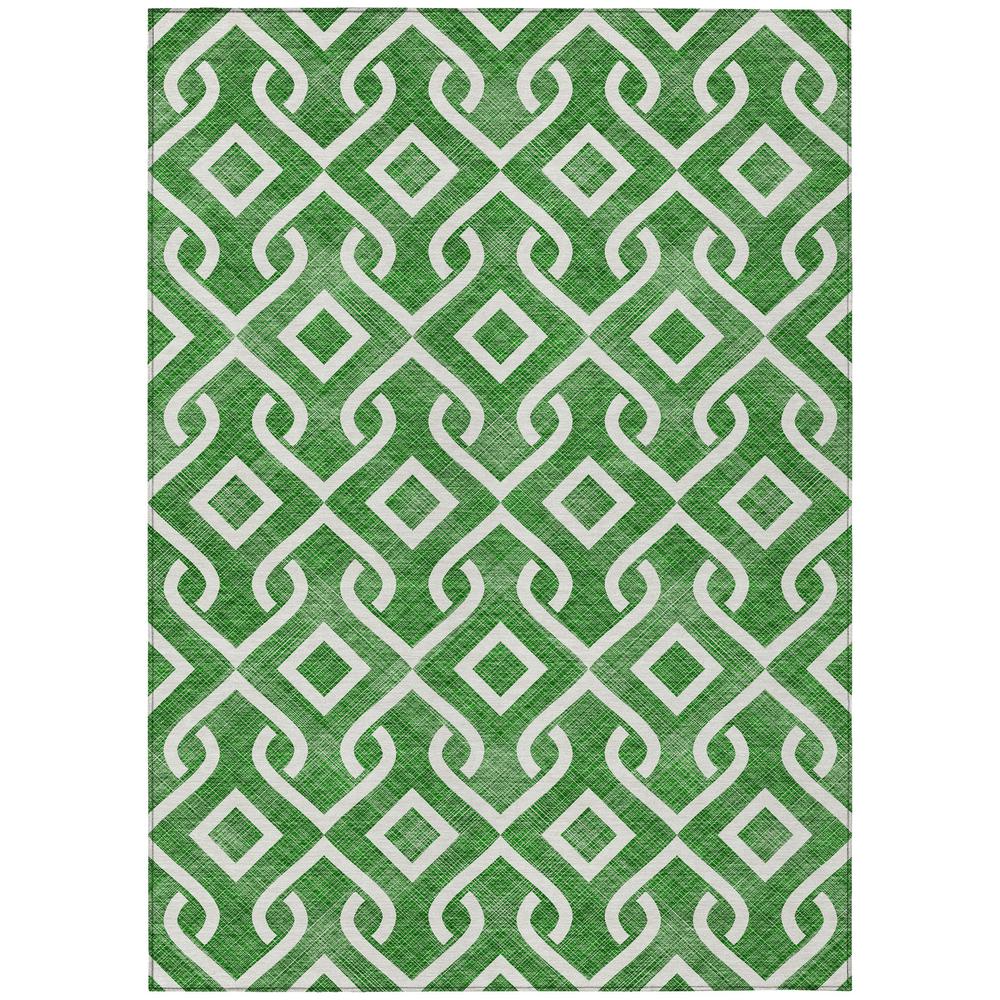 Chantille ACN621 Green 3' x 5' Rug. Picture 1