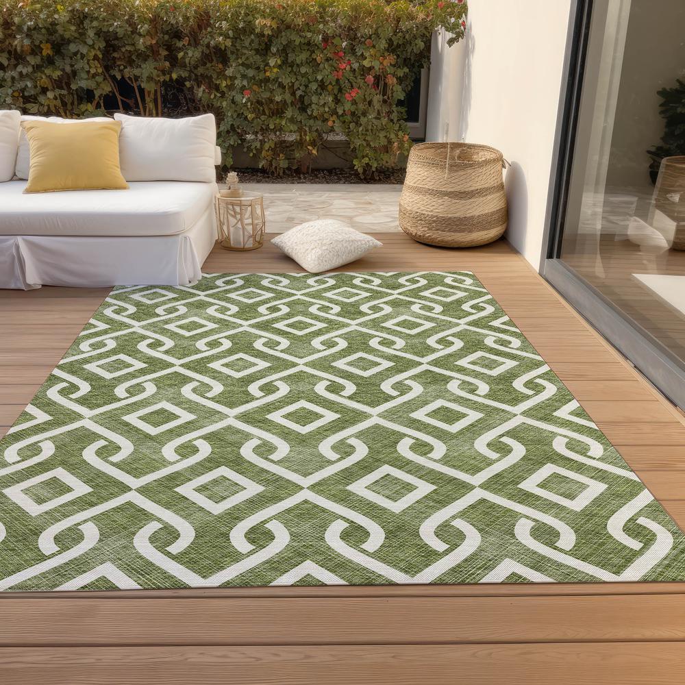 Chantille ACN621 Green 2'6" x 3'10" Rug. Picture 9