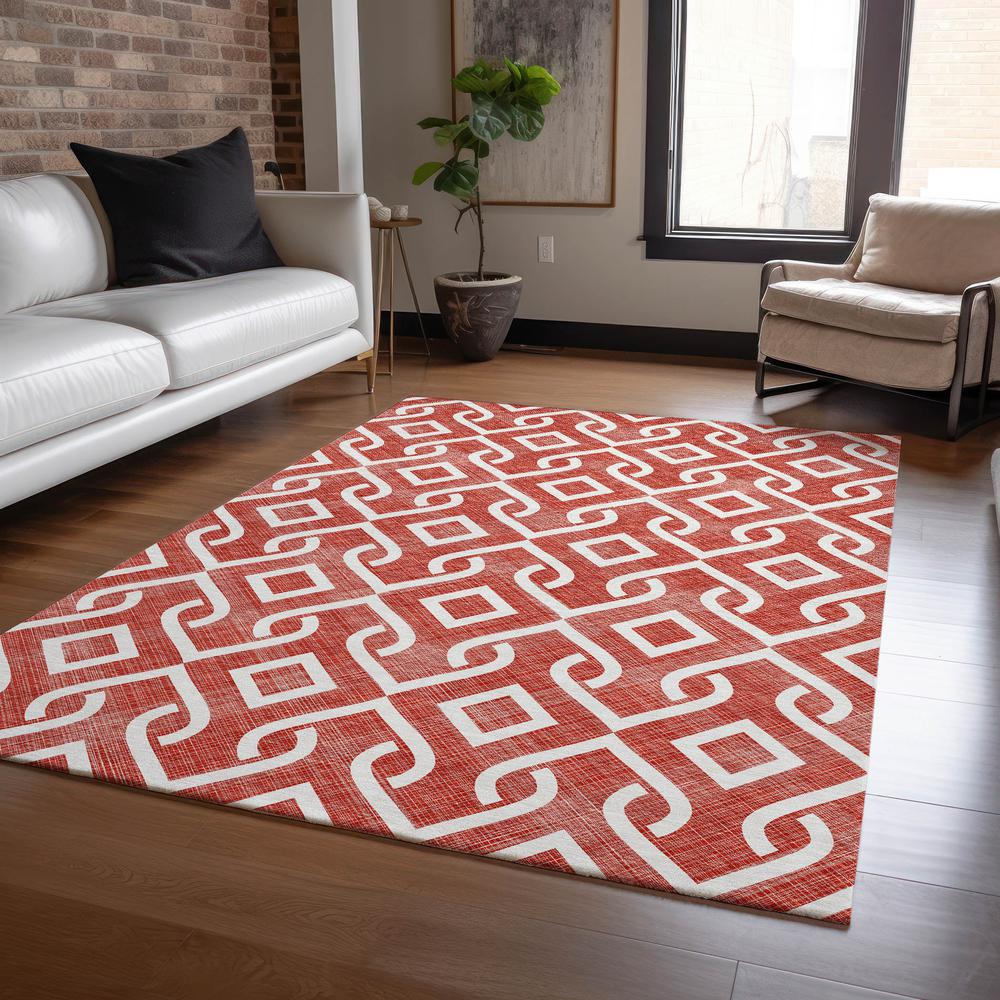 Chantille ACN621 Red 3' x 5' Rug. Picture 7