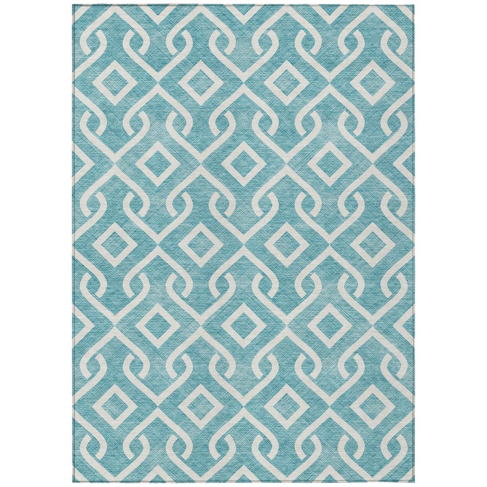 Chantille ACN621 Teal 3' x 5' Rug. Picture 1