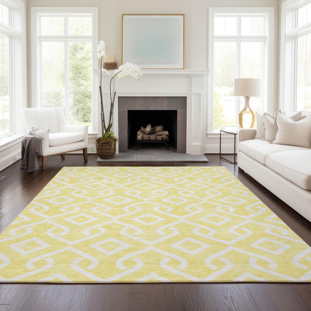 Chantille ACN621 Gold 3' x 5' Rug. Picture 6