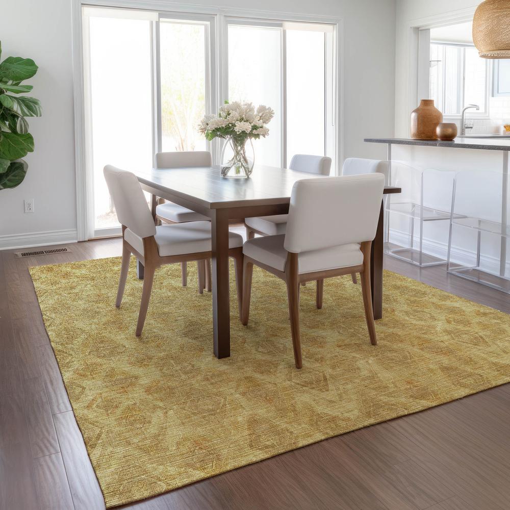 Chantille ACN622 Gold 3' x 5' Rug. Picture 7