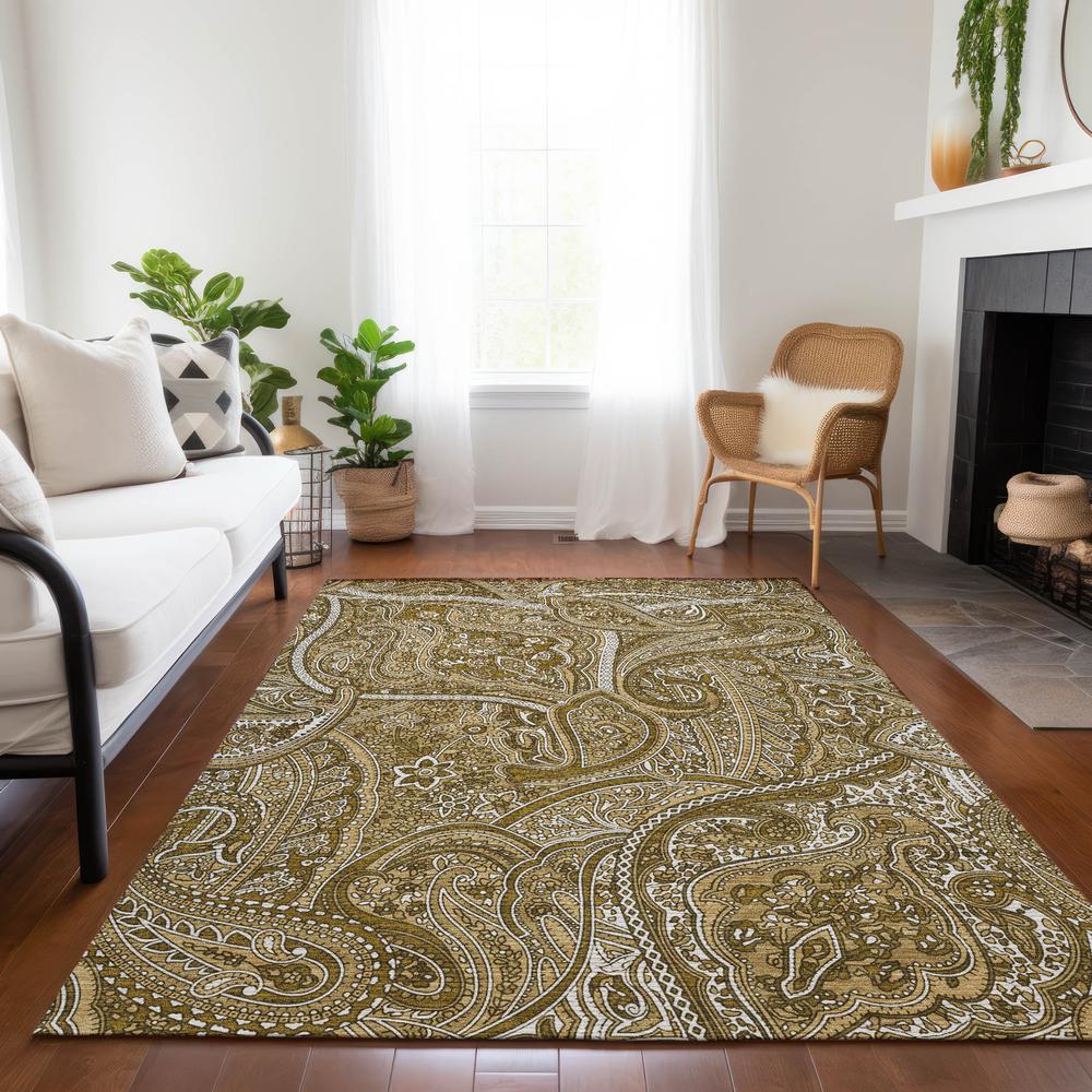 Chantille ACN623 Brown 3' x 5' Rug. Picture 7