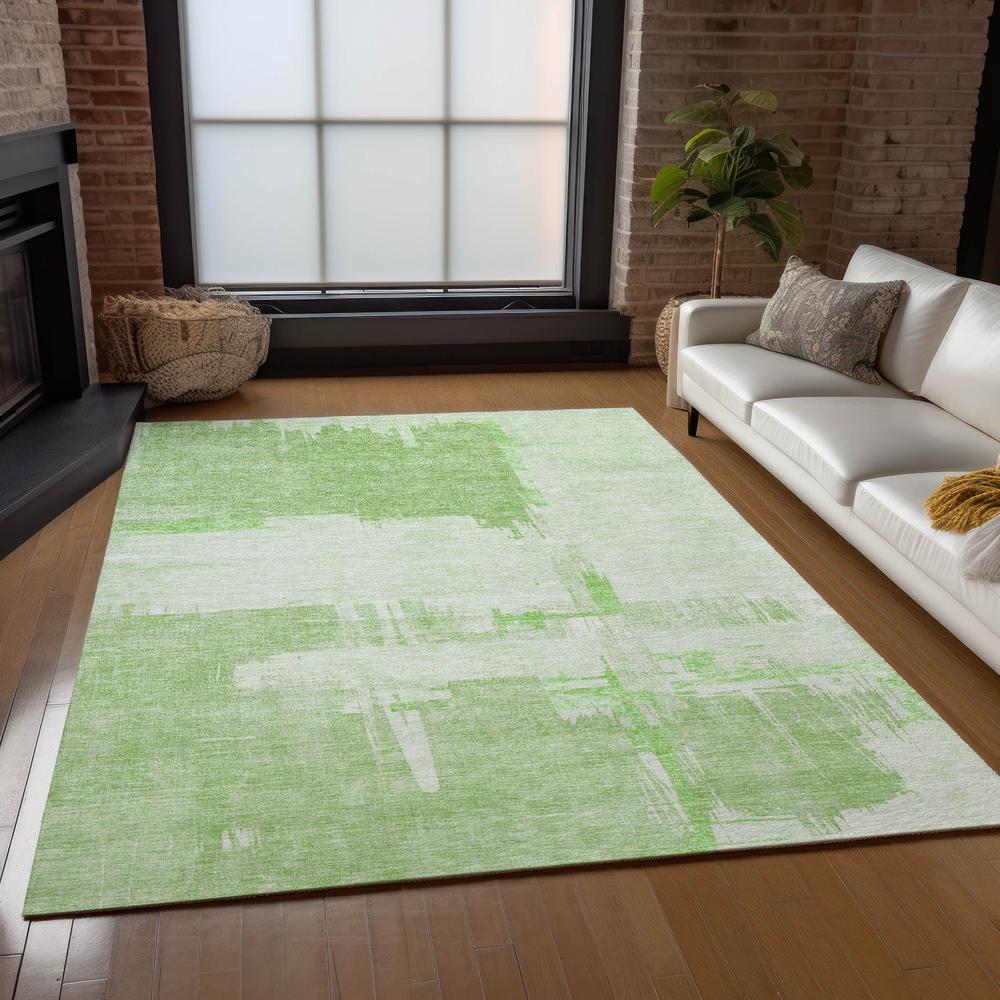 Chantille ACN624 Green 3' x 5' Rug. Picture 7