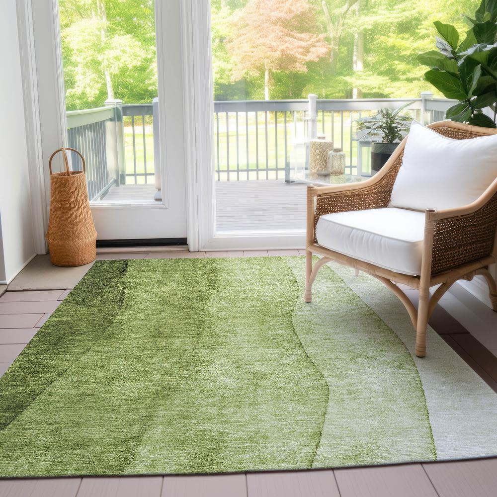 Chantille ACN625 Green 3' x 5' Rug. Picture 7