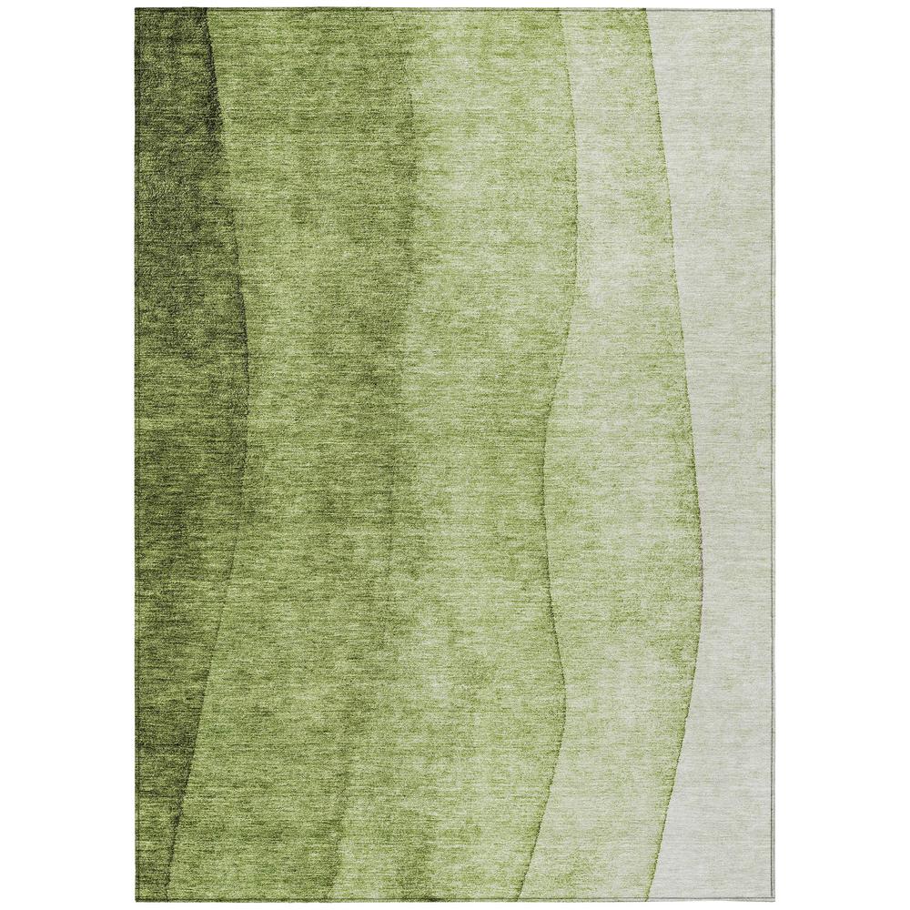 Chantille ACN625 Green 3' x 5' Rug. Picture 1