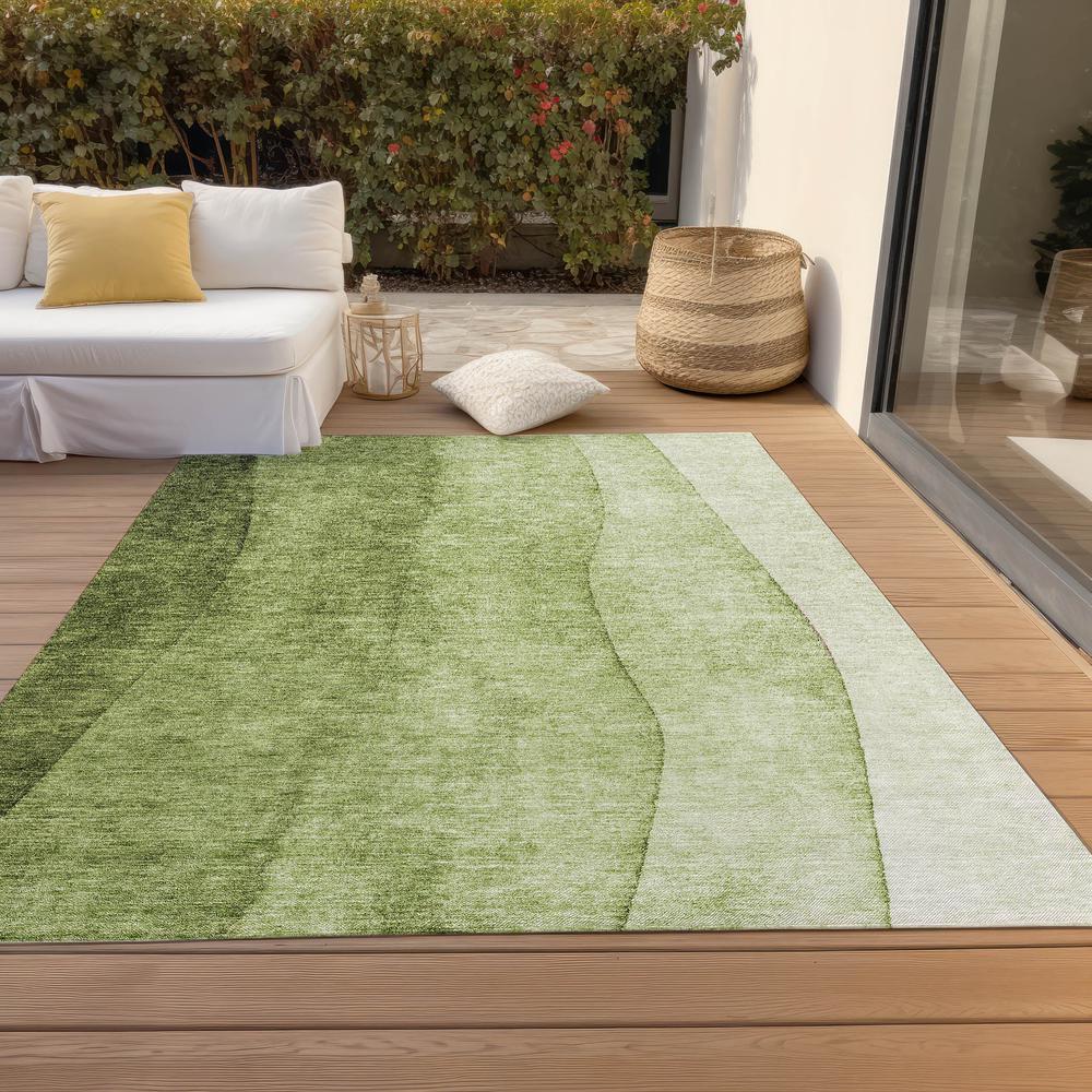 Chantille ACN625 Green 2'6" x 3'10" Rug. Picture 9