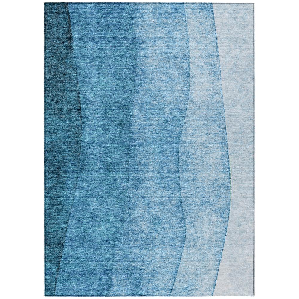 Chantille ACN625 Teal 3' x 5' Rug. Picture 1