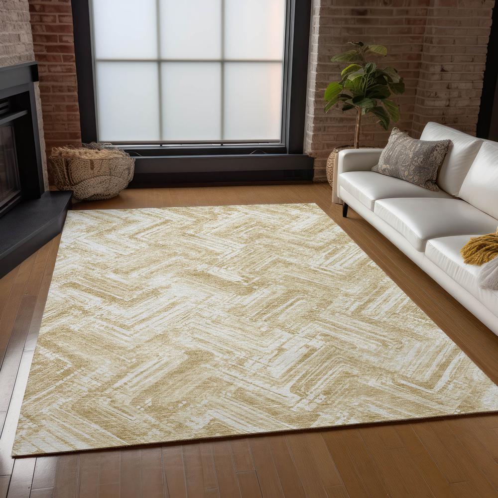 Chantille ACN630 Brown 3' x 5' Rug. Picture 7