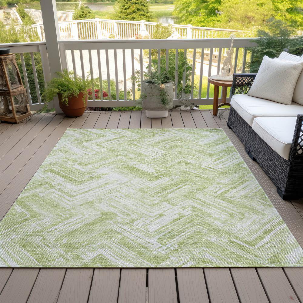 Chantille ACN630 Green 2'6" x 3'10" Rug. Picture 9