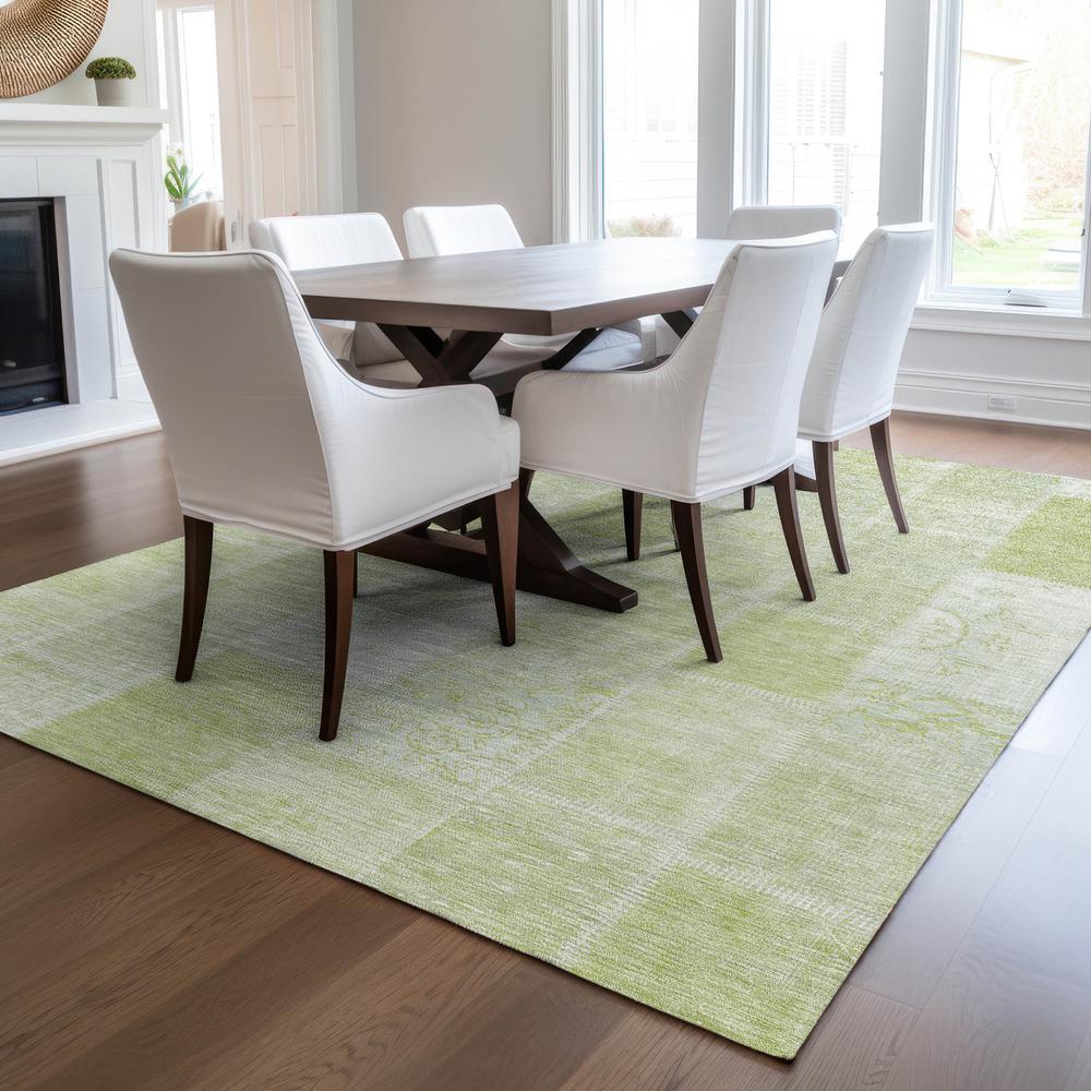 Chantille ACN631 Green 3' x 5' Rug. Picture 6