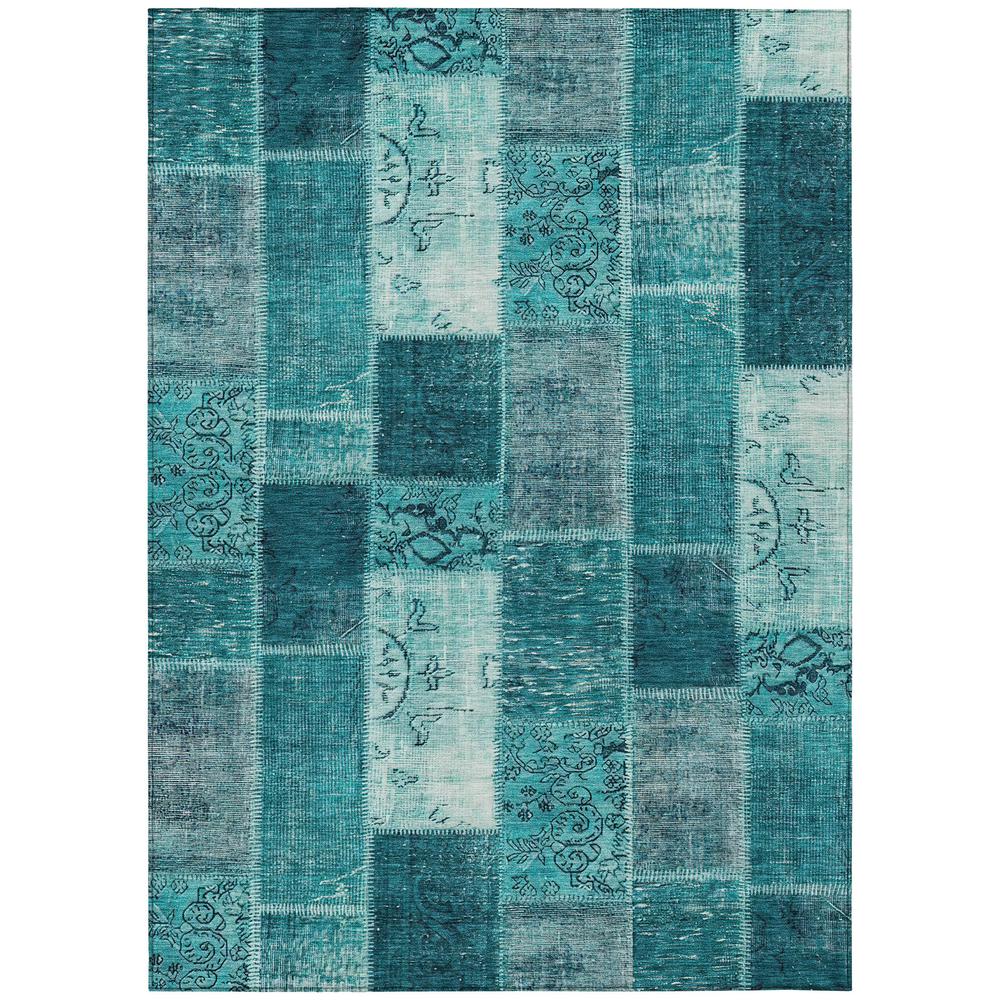 Chantille ACN631 Teal 3' x 5' Rug. Picture 1