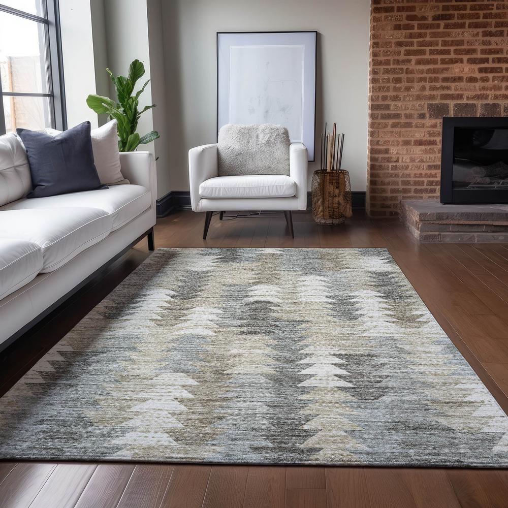 Chantille ACN632 Brown 3' x 5' Rug. Picture 6