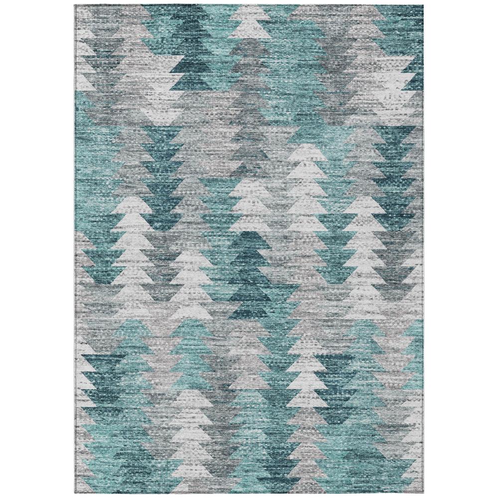 Chantille ACN632 Teal 3' x 5' Rug. Picture 1