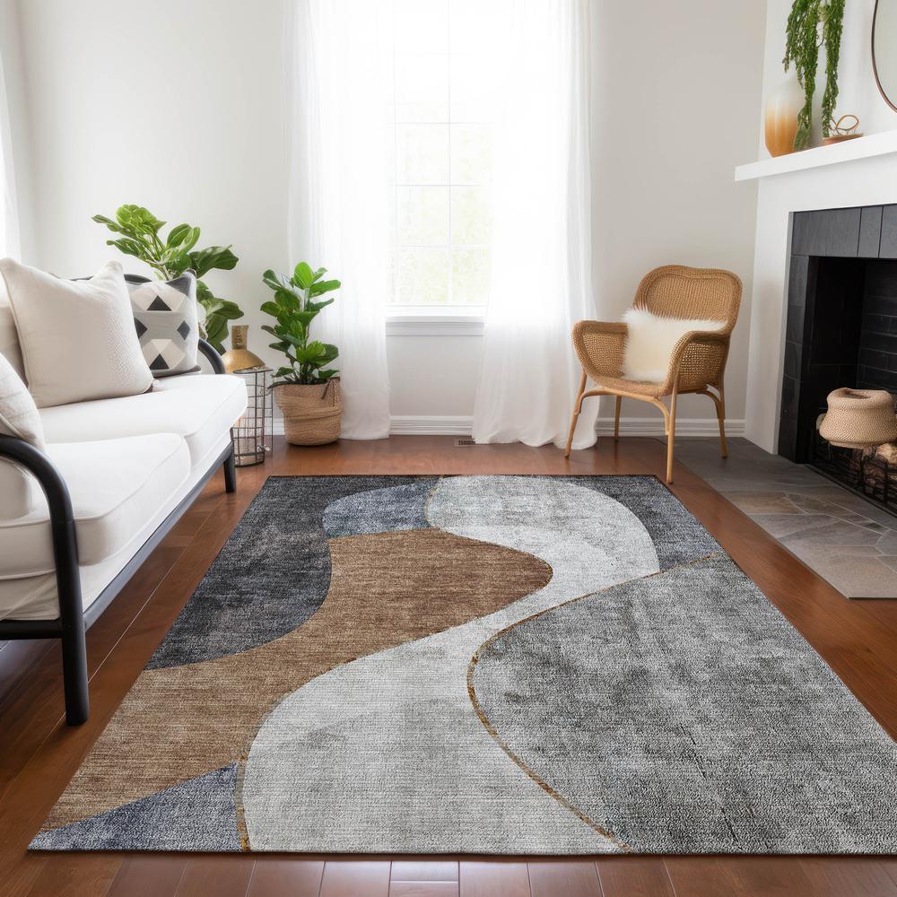 Chantille ACN633 Gray 3' x 5' Rug. Picture 7