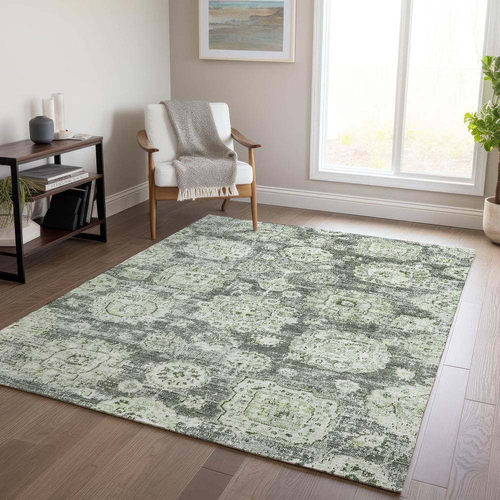 Chantille ACN634 Green 3' x 5' Rug. Picture 6