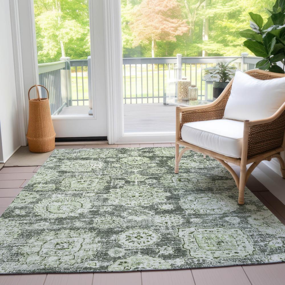 Chantille ACN634 Green 3' x 5' Rug. Picture 7
