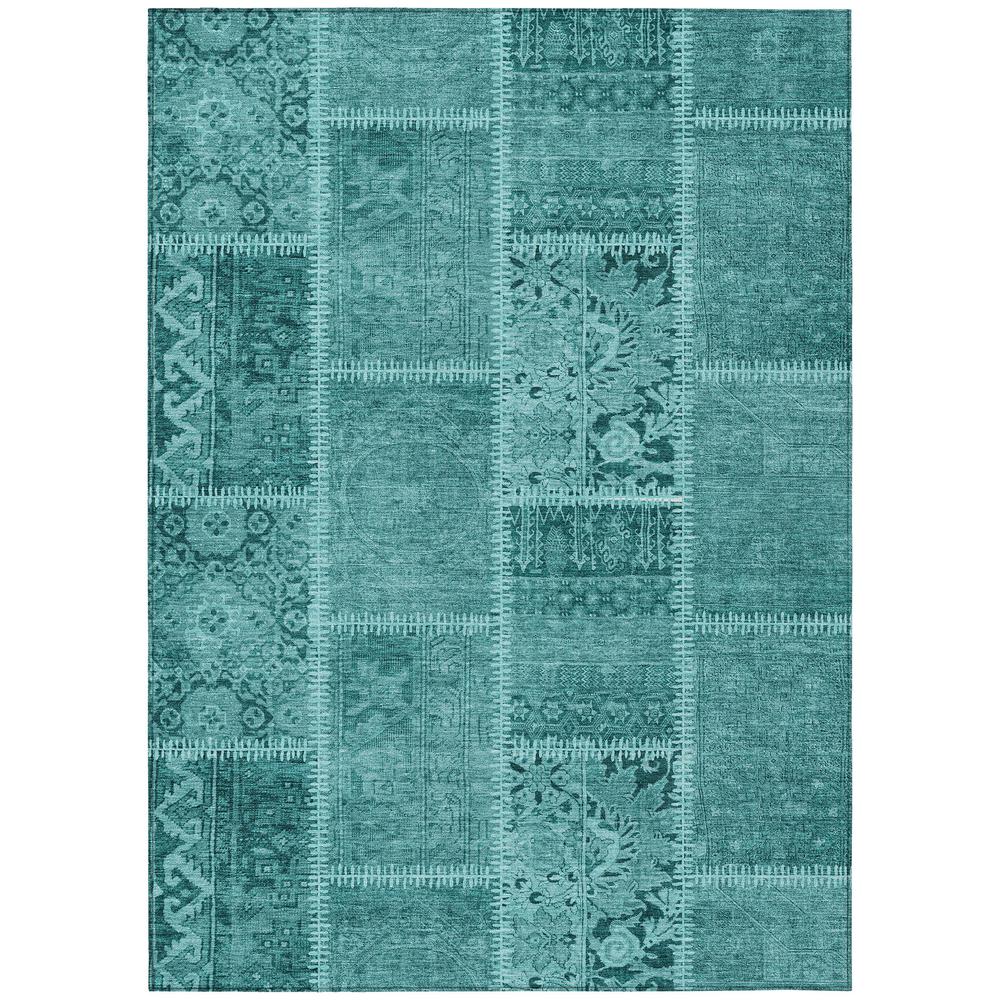 Chantille ACN635 Teal 3' x 5' Rug. Picture 1