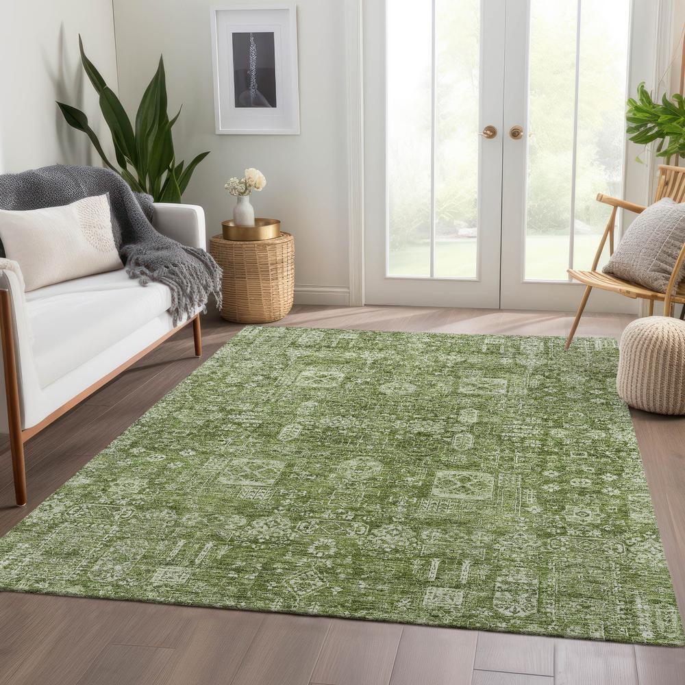 Chantille ACN637 Green 3' x 5' Rug. Picture 6