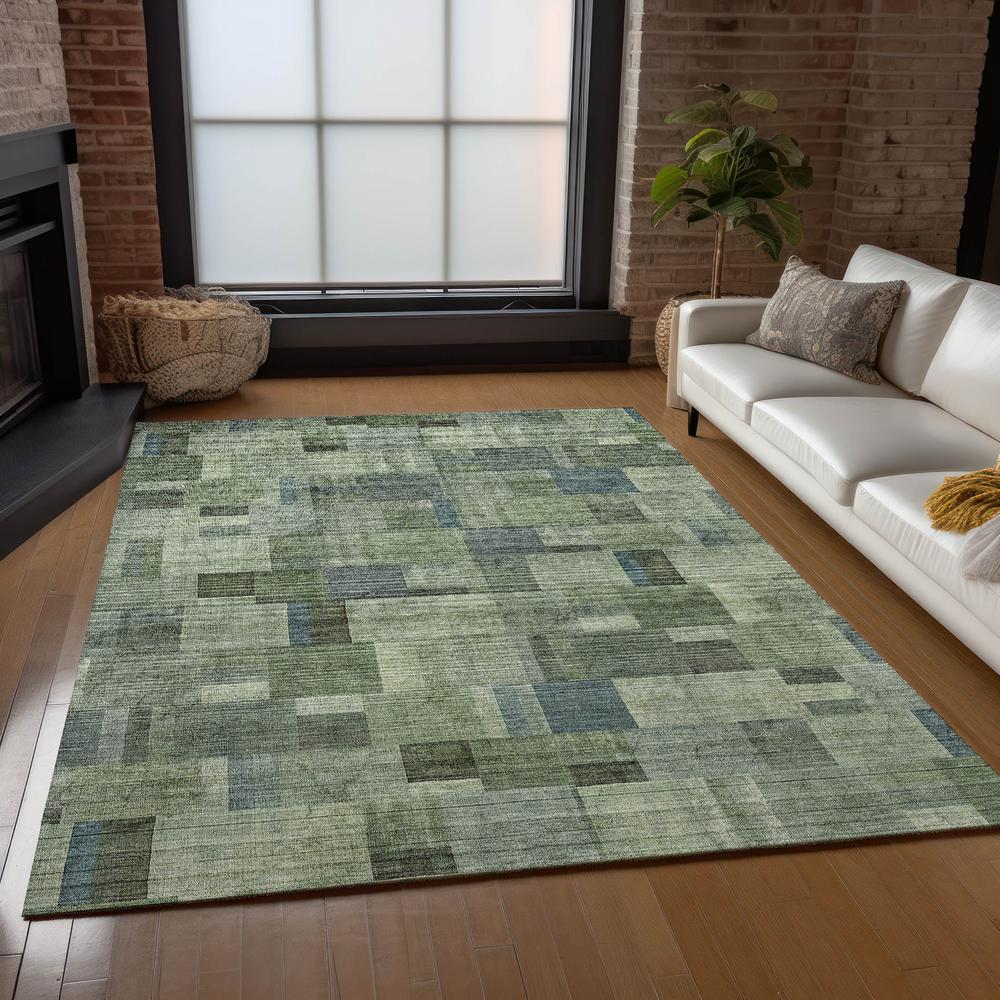 Chantille ACN639 Green 3' x 5' Rug. Picture 7