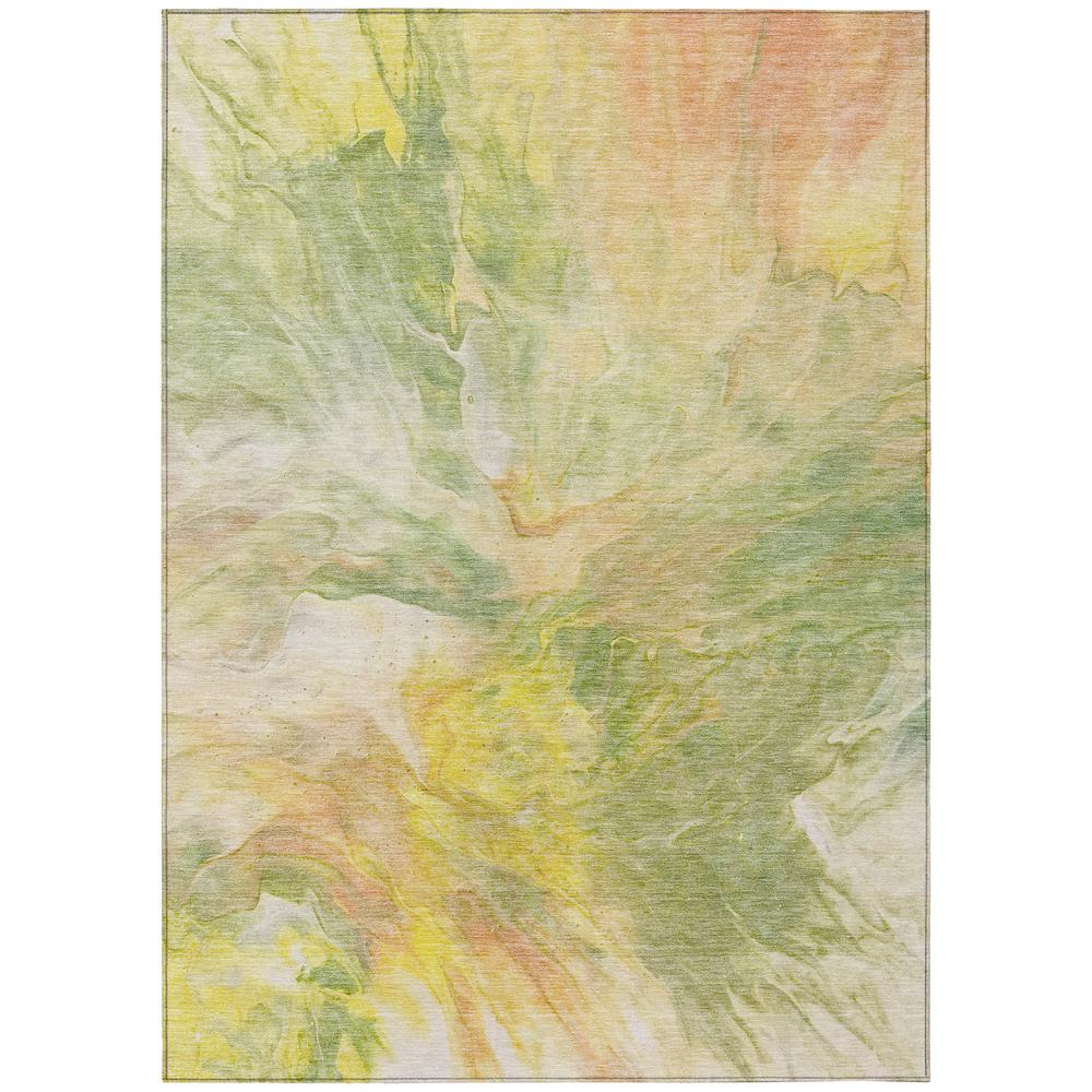 Chantille ACN641 Green 3' x 5' Rug. Picture 1