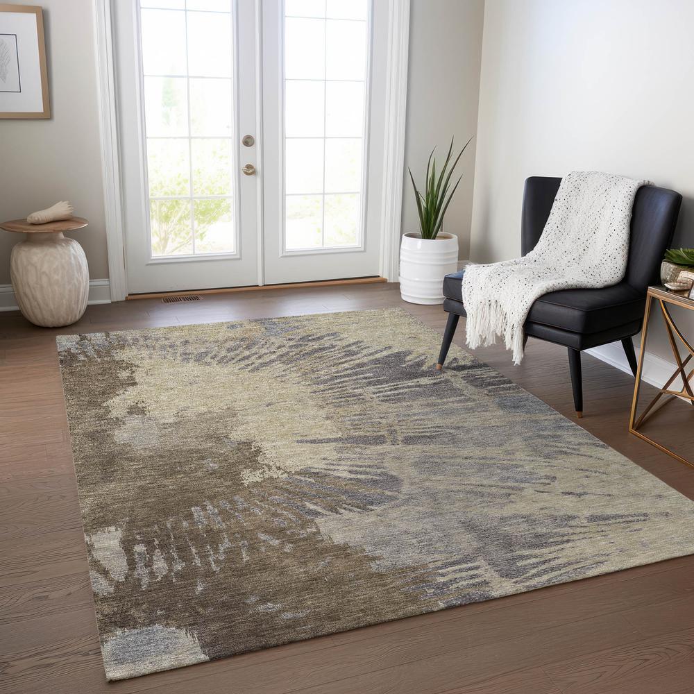 Chantille ACN645 Brown 3' x 5' Rug. Picture 6