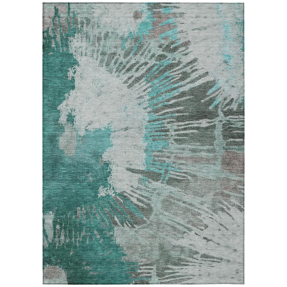 Chantille ACN645 Teal 3' x 5' Rug. Picture 1
