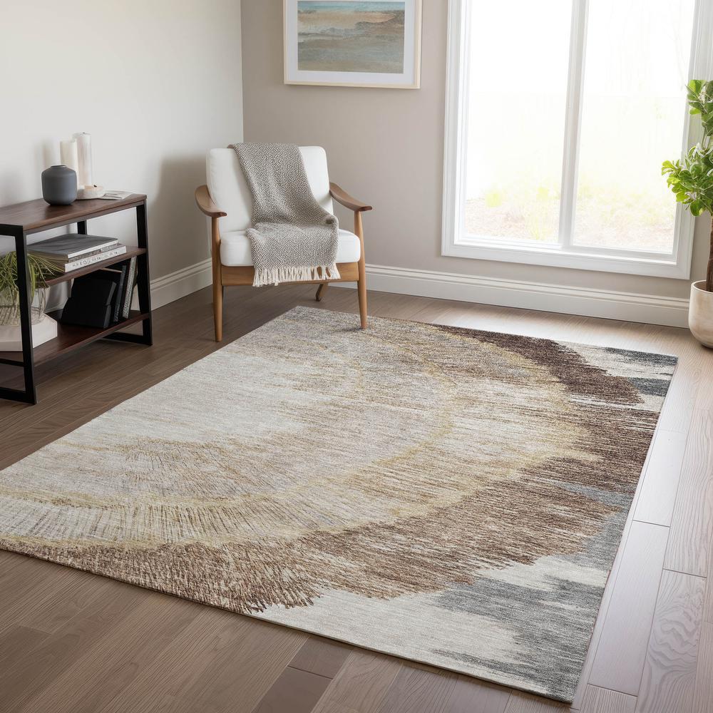 Chantille ACN650 Brown 3' x 5' Rug. Picture 6
