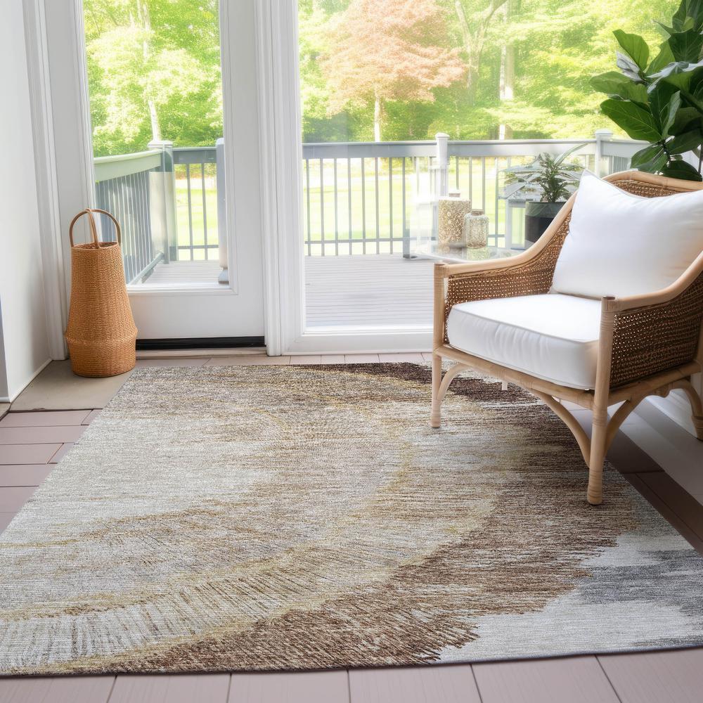 Chantille ACN650 Brown 3' x 5' Rug. Picture 7