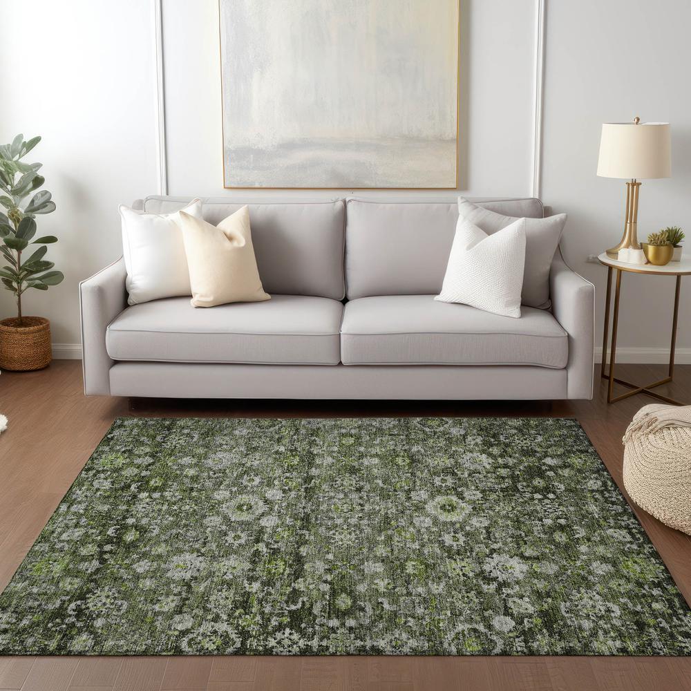 Chantille ACN651 Green 3' x 5' Rug. Picture 7
