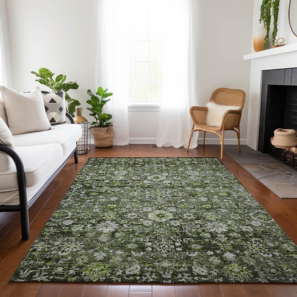 Chantille ACN651 Green 3' x 5' Rug. Picture 8