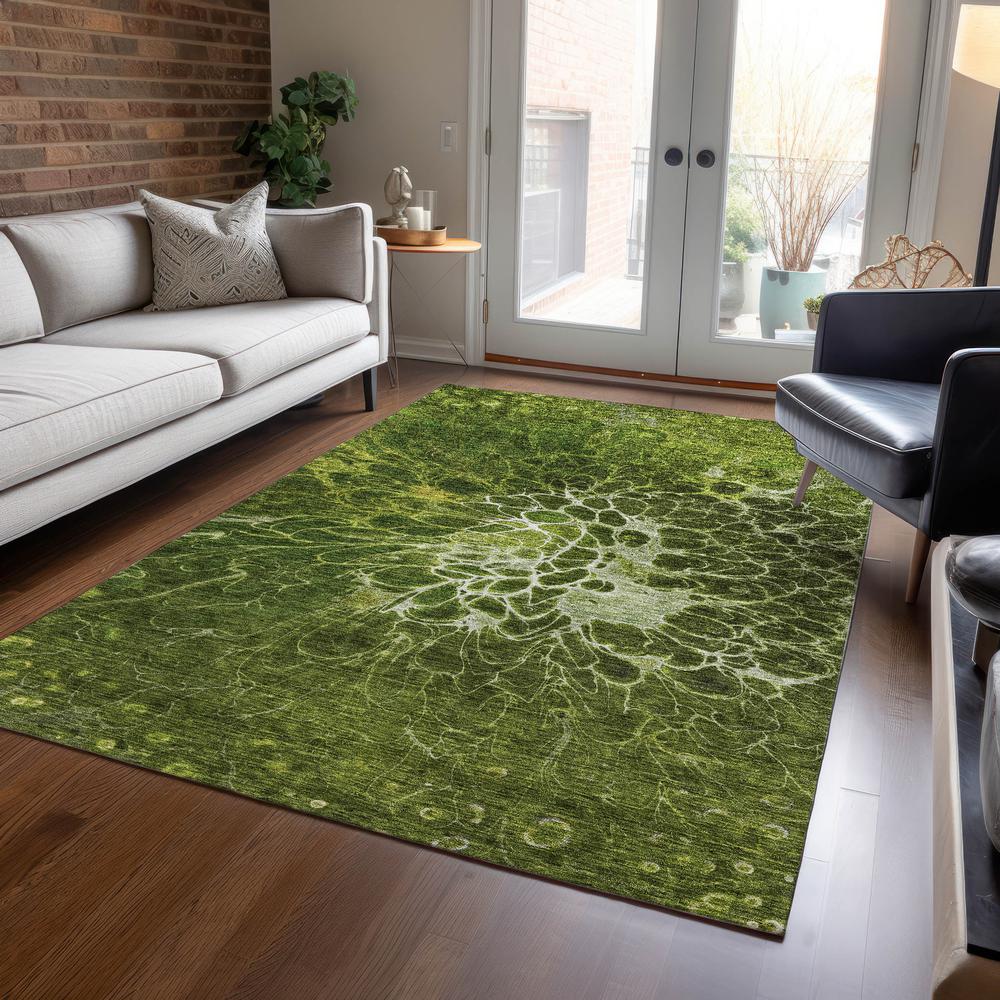 Chantille ACN652 Green 3' x 5' Rug. Picture 6