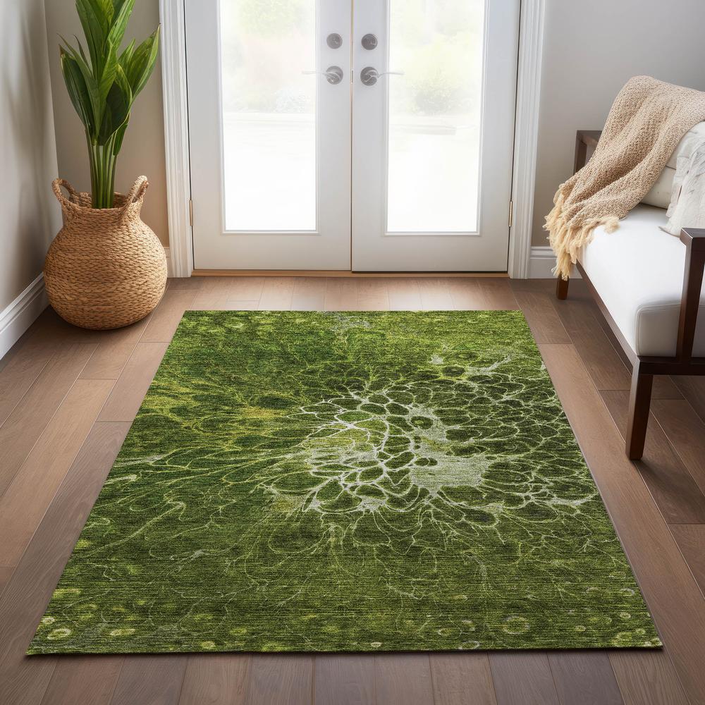 Chantille ACN652 Green 3' x 5' Rug. Picture 7