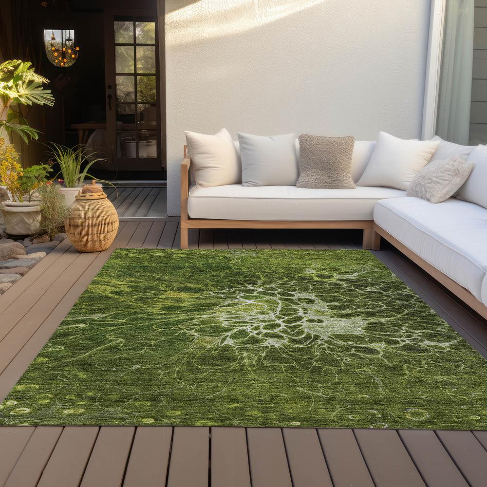 Chantille ACN652 Green 3' x 5' Rug. Picture 8