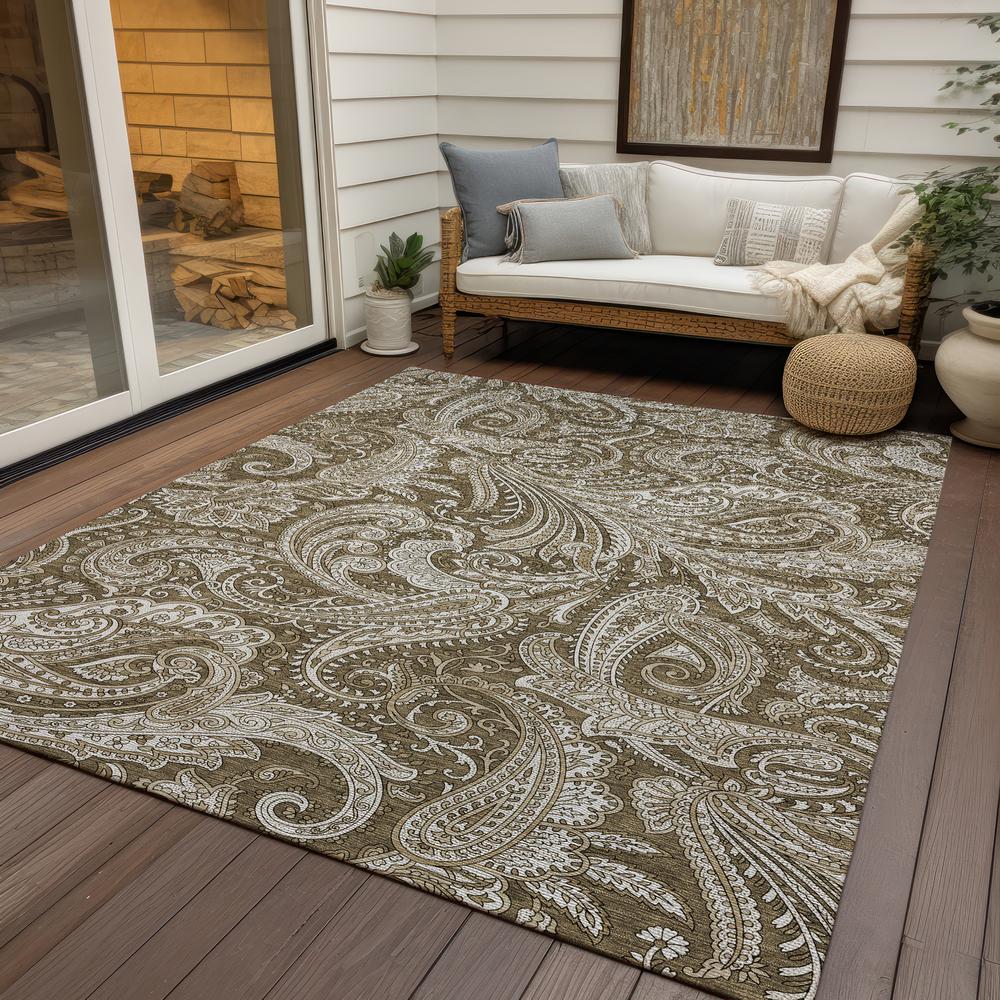 Chantille ACN654 Brown 3' x 5' Rug. Picture 8