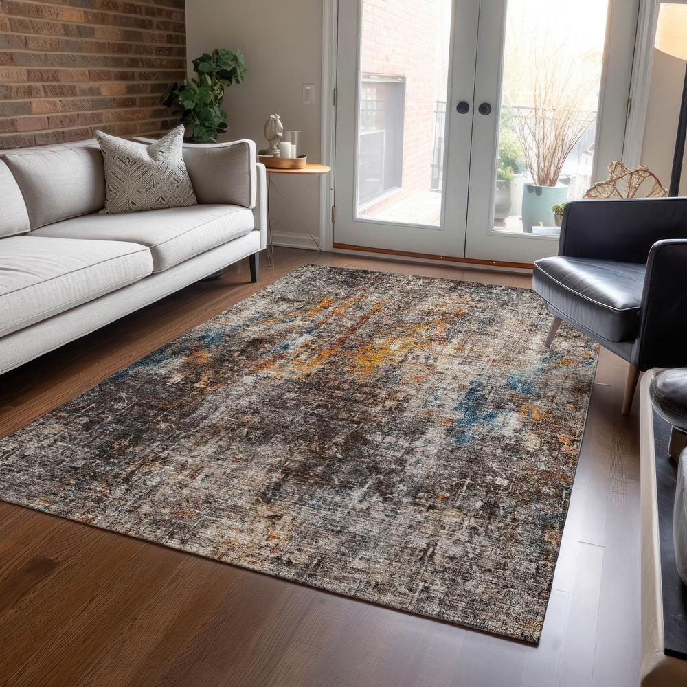 Chantille ACN655 Brown 3' x 5' Rug. Picture 6