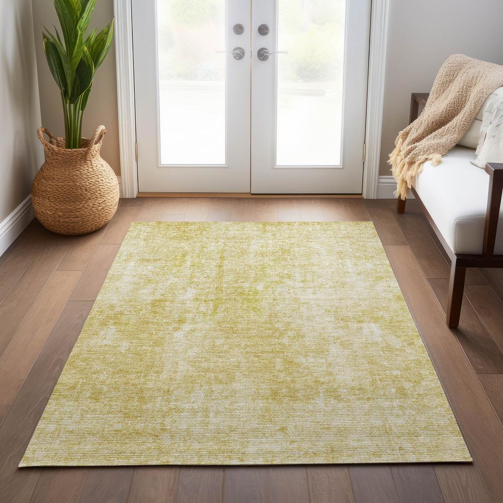 Chantille ACN656 Gold 3' x 5' Rug. Picture 7