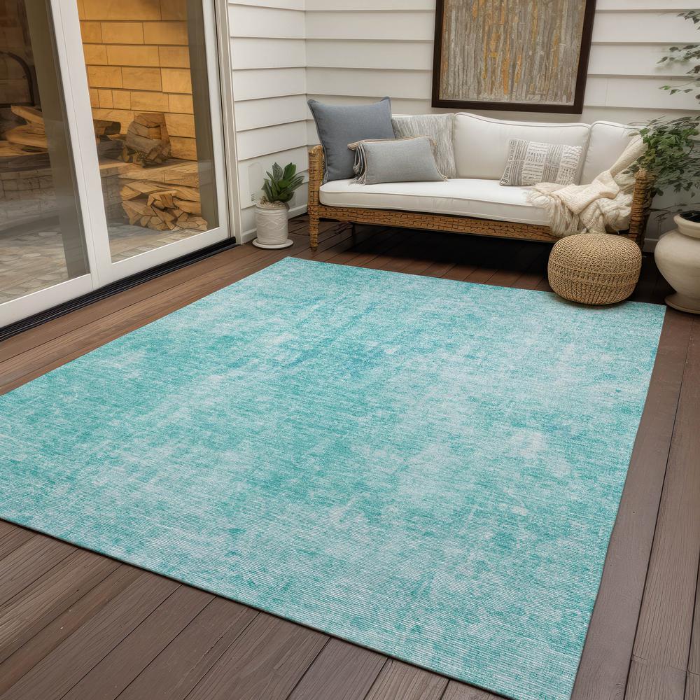 Chantille ACN656 Teal 3' x 5' Rug. Picture 9
