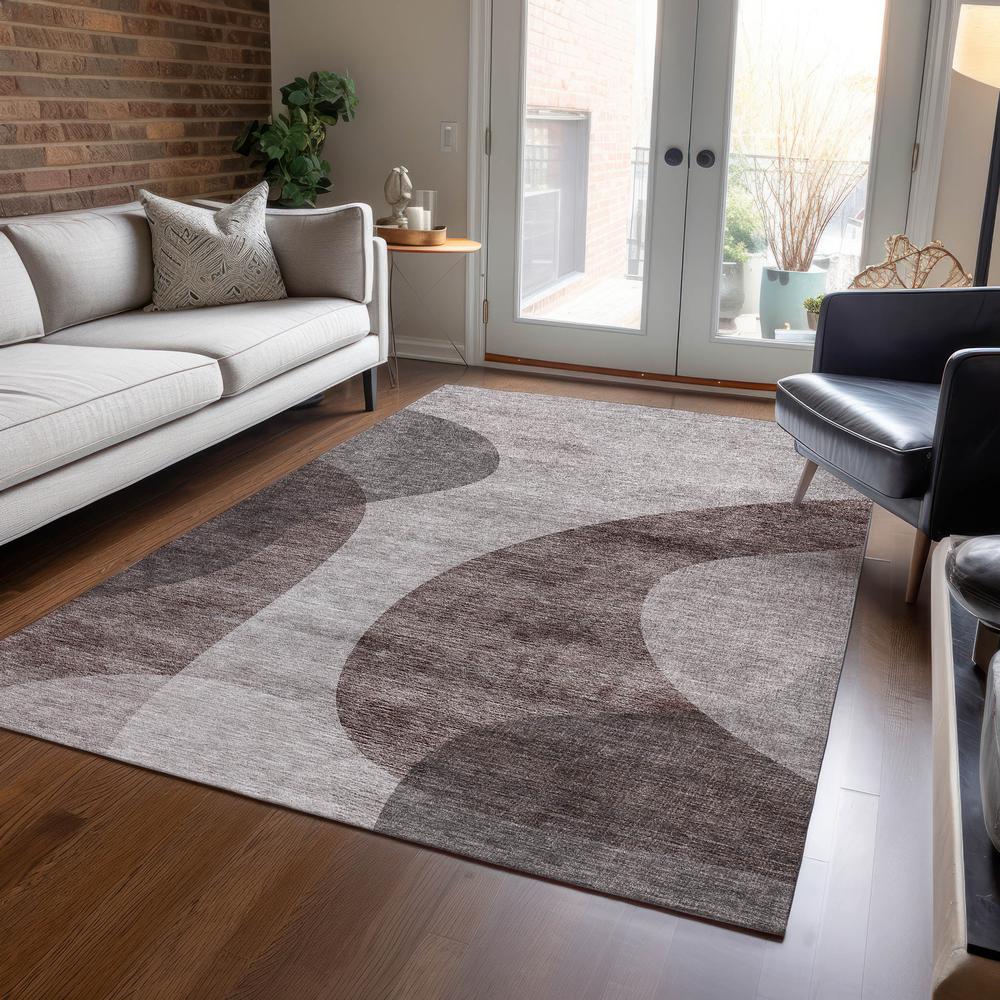 Chantille ACN657 Brown 3' x 5' Rug. Picture 6