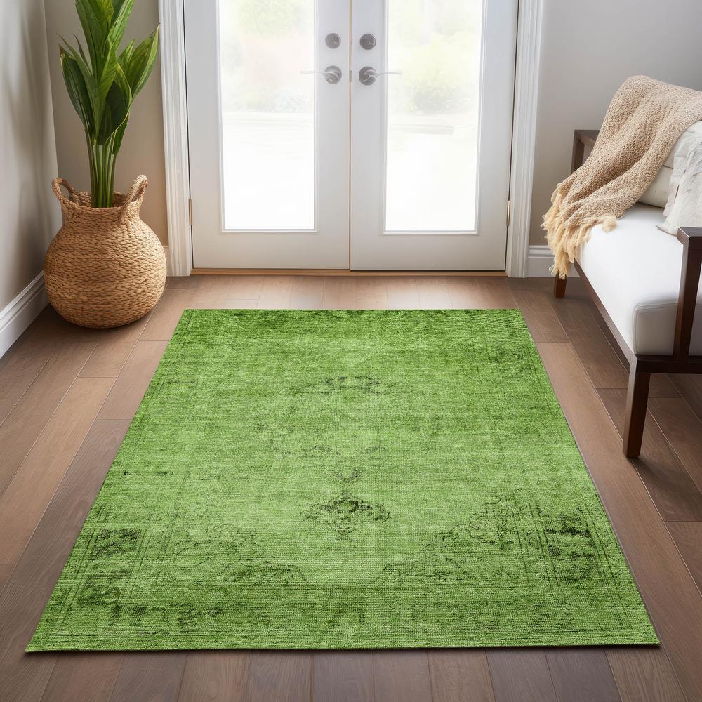 Chantille ACN658 Green 3' x 5' Rug. Picture 7