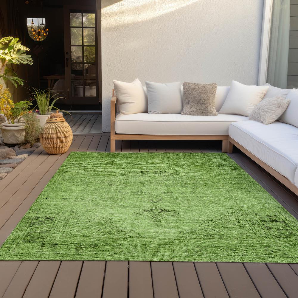 Chantille ACN658 Green 3' x 5' Rug. Picture 8
