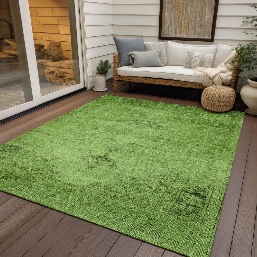 Chantille ACN658 Green 3' x 5' Rug. Picture 9