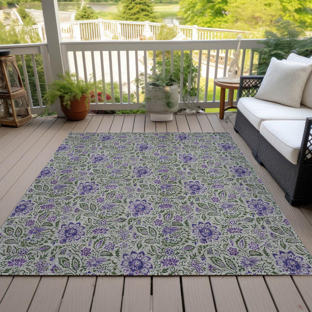 Chantille ACN660 Green 3' x 5' Rug. Picture 8
