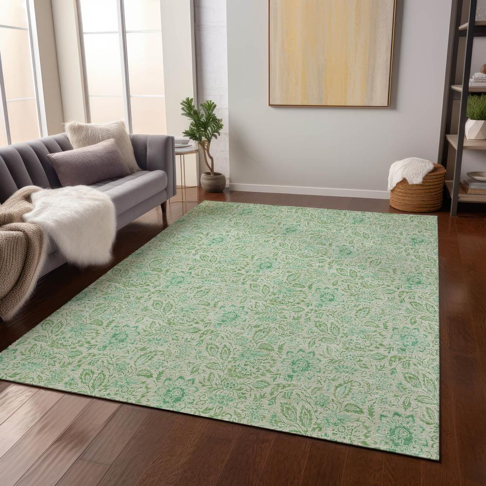 Chantille ACN660 Green 3' x 5' Rug. Picture 6