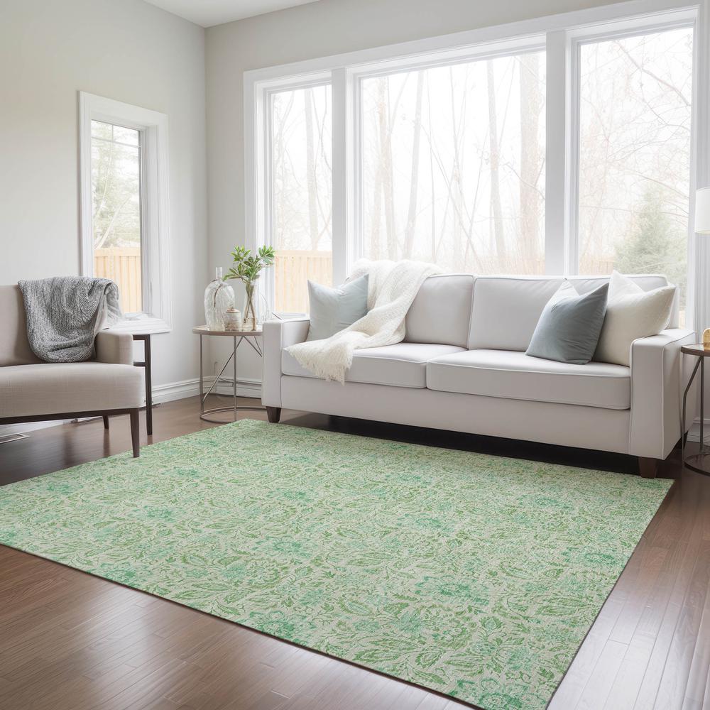 Chantille ACN660 Green 3' x 5' Rug. Picture 7