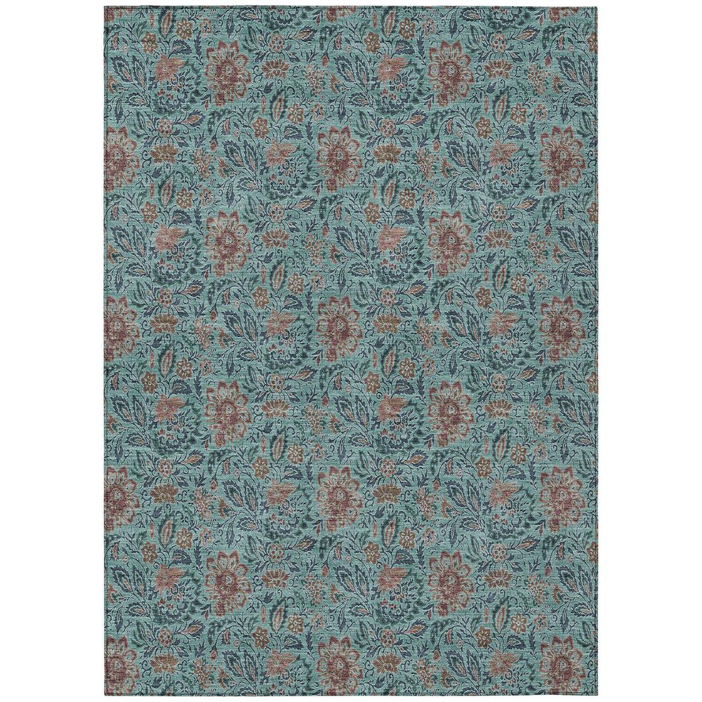 Chantille ACN660 Teal 3' x 5' Rug. Picture 1