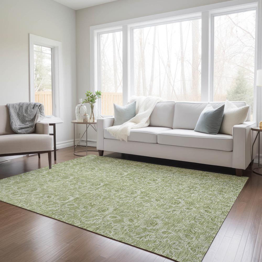 Chantille ACN662 Green 3' x 5' Rug. Picture 8